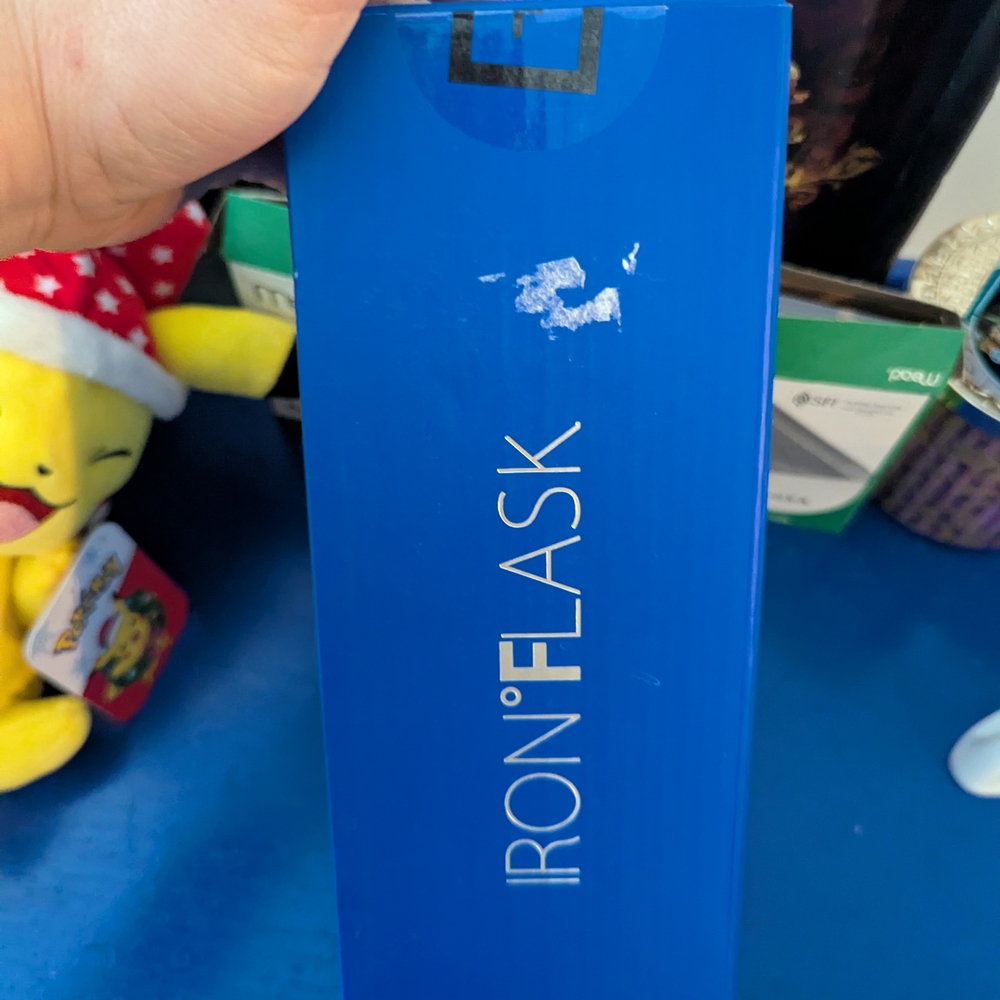 Iron Flask Blue Water Bottle - Picture 2 of 8